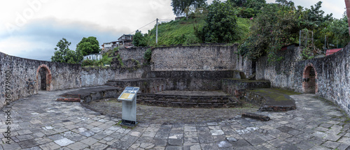 Ruins in Saint Pierre in Martinique