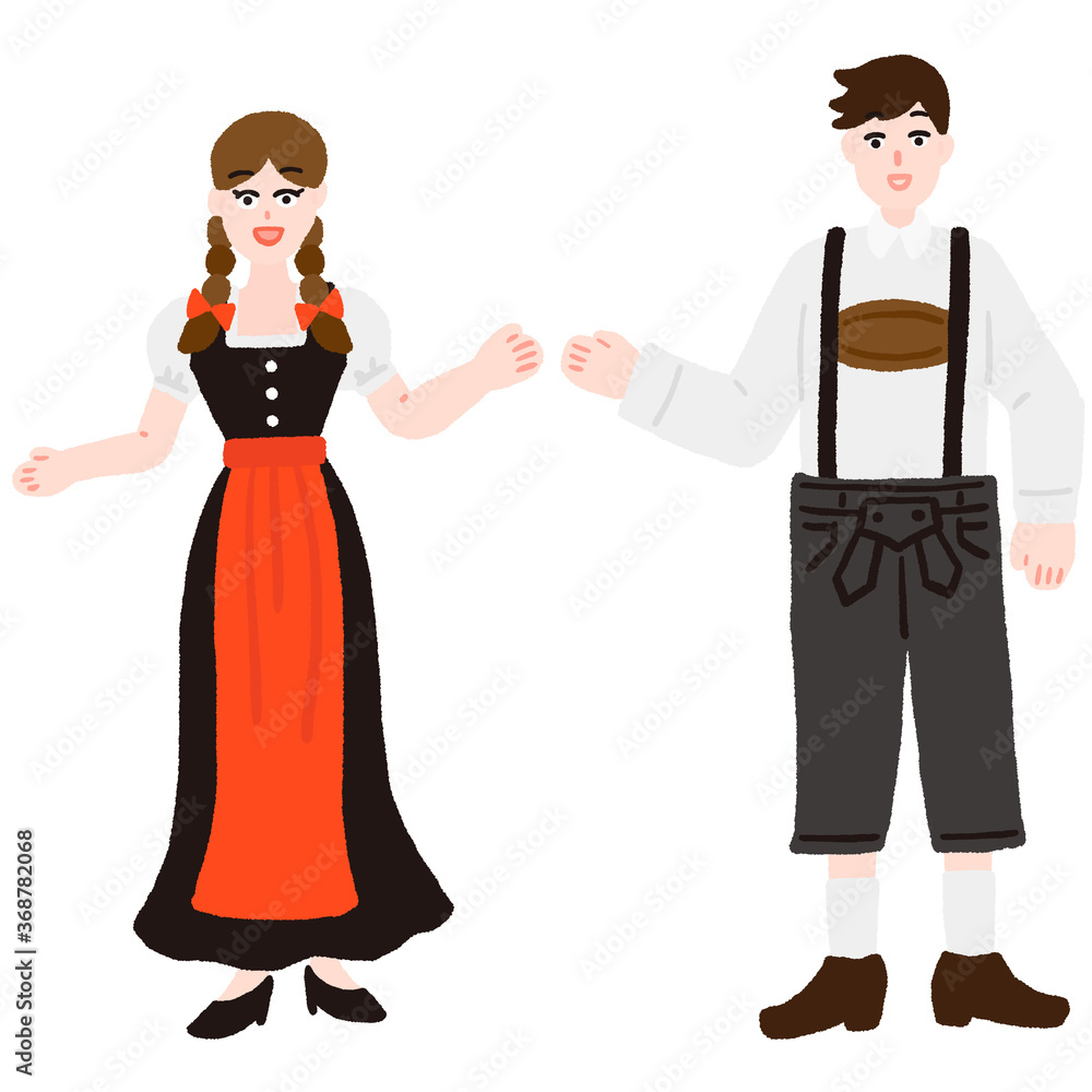 ドイツ民族衣装 レーダーホーゼン メンズ ドイツ民族衣装 レーダーホー