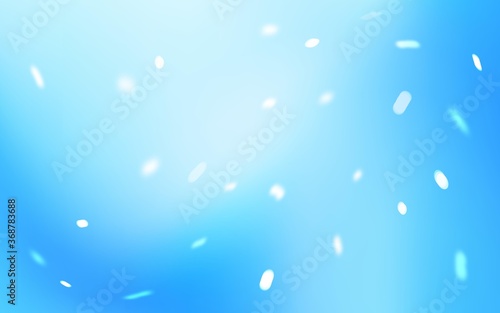 Light BLUE vector pattern with christmas snowflakes. Modern geometrical abstract illustration with crystals of ice. The pattern can be used for year new websites.