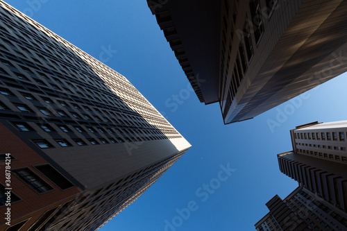 High-rise buildings in Nur-Sultan