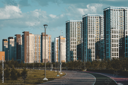 Residential complexes around the Botanical Garden