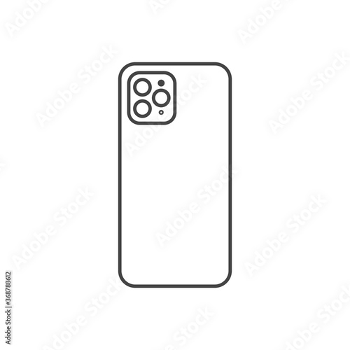 Iphone eleven icon. Smartphone symbol modern, simple, vector, icon for website design, mobile app, ui. Vector Illustration