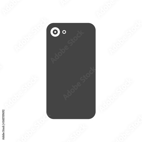 Back view smartphone icon. Smartphone symbol modern, simple, vector, icon for website design, mobile app, ui. Vector Illustration