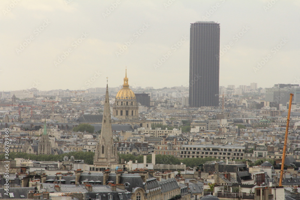 凱旋門から見たパリの街並み