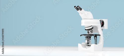 Laboratory with microscope