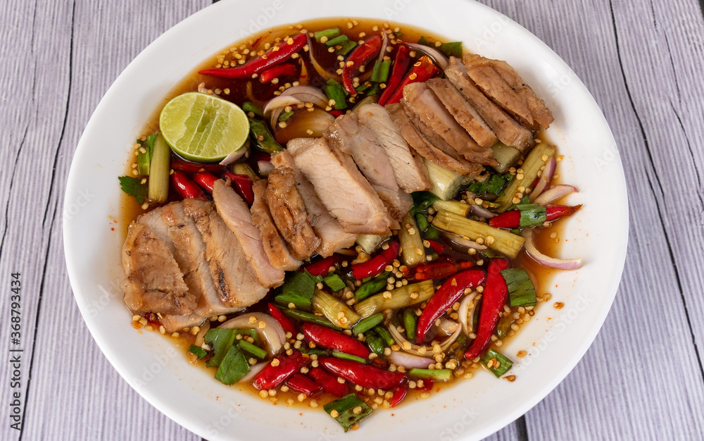 Thai Food Selections Isaan Mix Thai Food Selections Isaan Mix