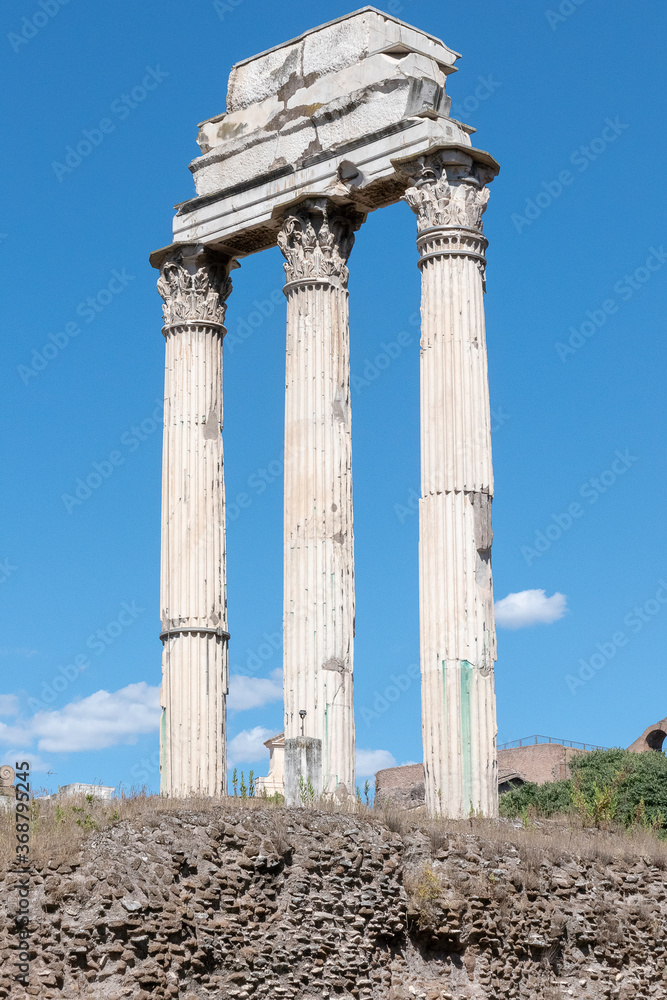 Templo de Castor e Pólux, Dioscuri, Forum de Roma