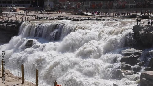 Hukou Waterfall of the Yellow River in Shanxi Province