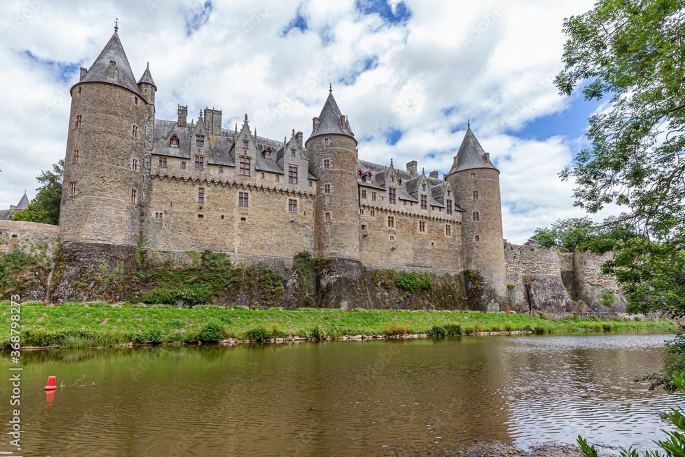the castle of Josselin, in Brittany