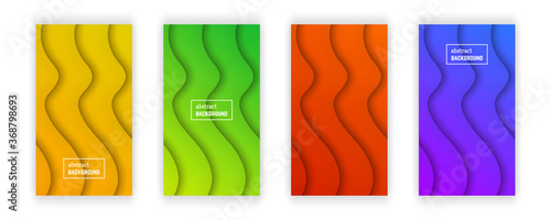 Abstract minimal wave geometric background