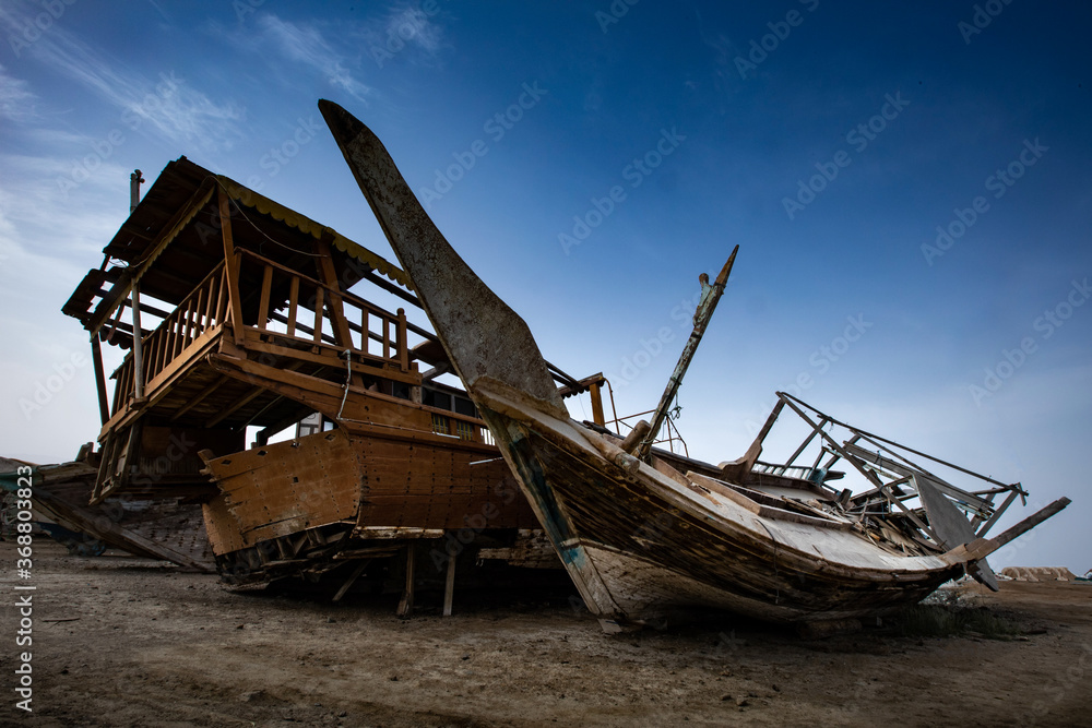 old boat in Dibba