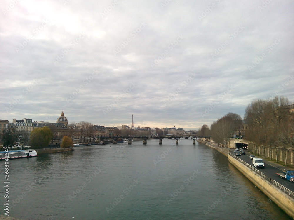 view of the river in Paris