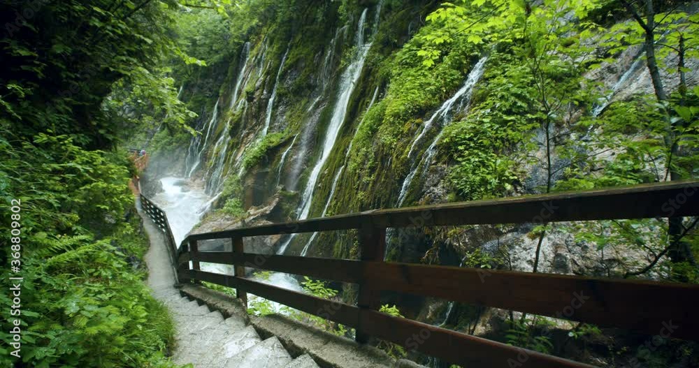 Ramsau, Berchtesgaden, Germany. Beautiful Wimbachklamm gorge with ...