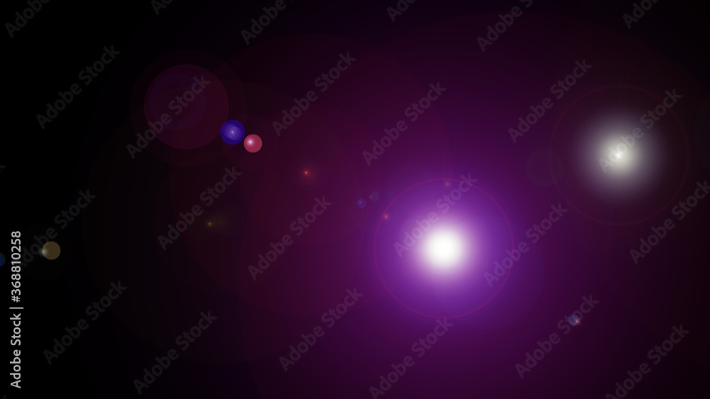 Fototapeta premium flash light lens flare abstract