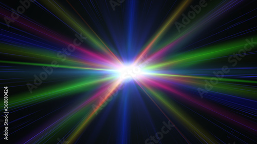 abstract star burst flash laser beam illustration