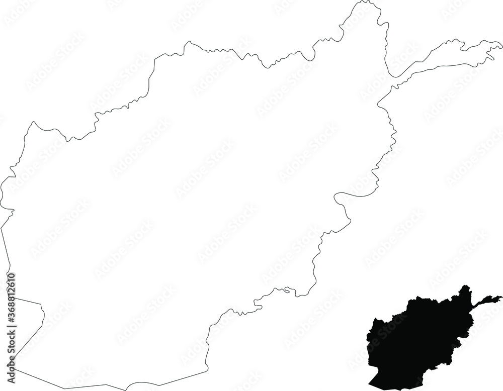 map of Afghanistan