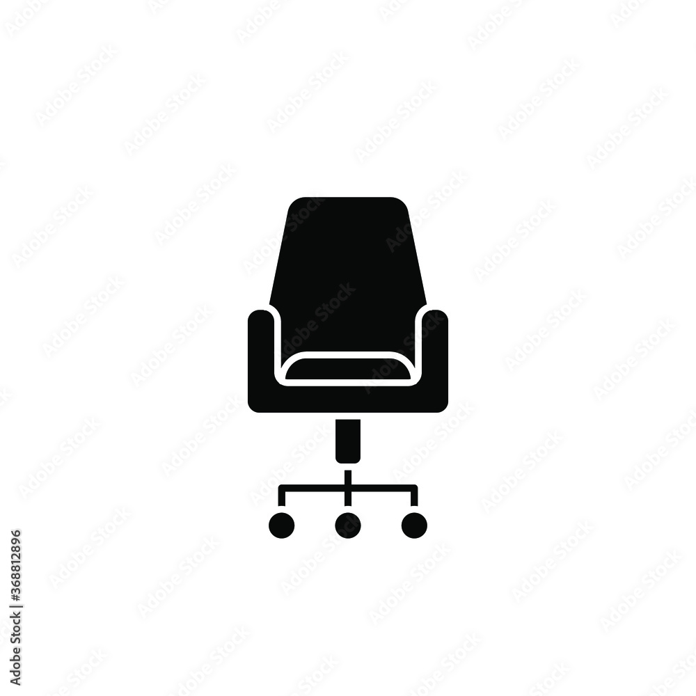 Chair office icon template Chair office icon template