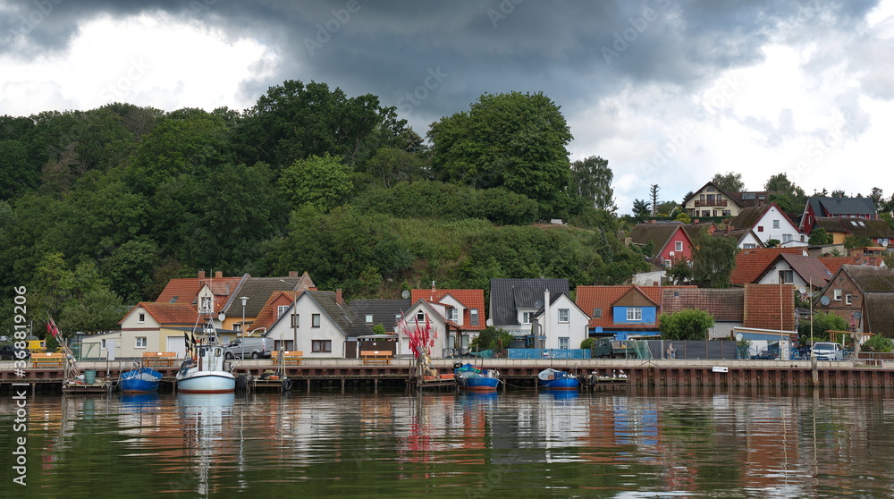 Hafen von Kamminke auf Usedom Hafen von Kamminke auf Usedom