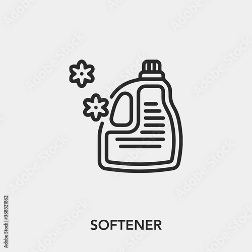 softener icon vector sign symbol