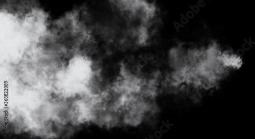 Diamond Fog or smoke color isolated background for effect, text or copyspace.
