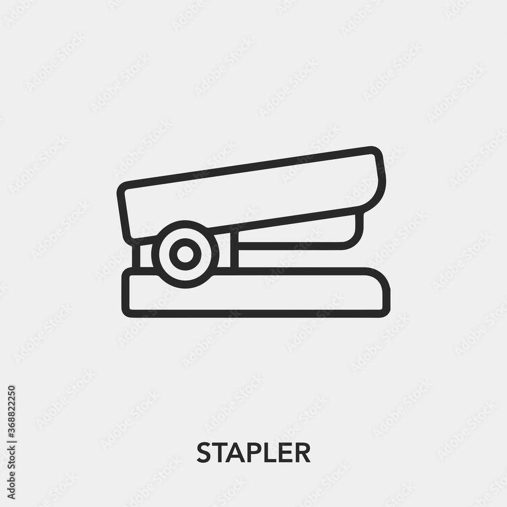 stapler icon vector sign symbol stapler icon vector sign symbol