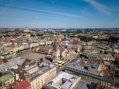 Main square in Krakow. Sunny day © DK-ART