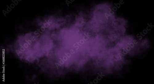 Sugarplum Fog or smoke color isolated background for effect, text or copyspace.