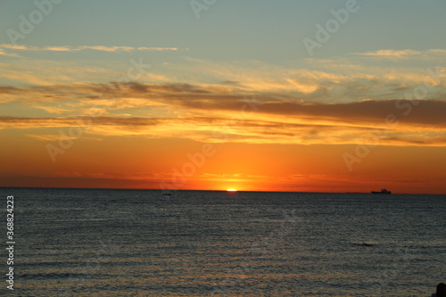 Sunset St Kilda beach, Melbourne,  Australia © David