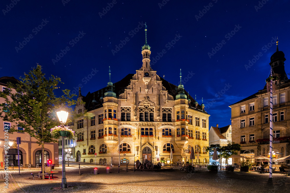 Helmstedter Rathaus unter'm Sternenhimmel