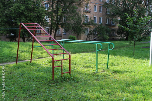playground for children in the yard