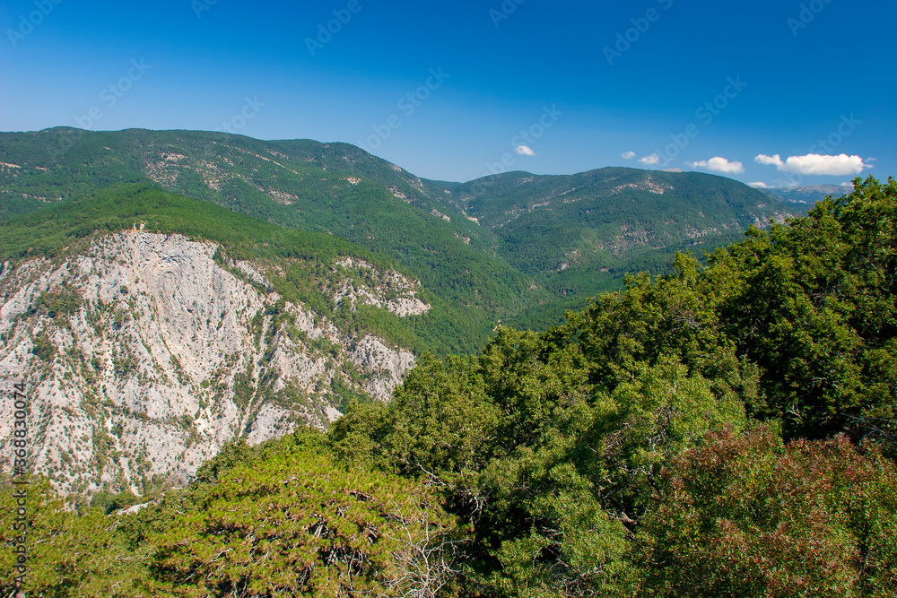 Heaven in the Mount Ida in autumn, Sahindere canyon, Edremit,Balikesir_Turkey