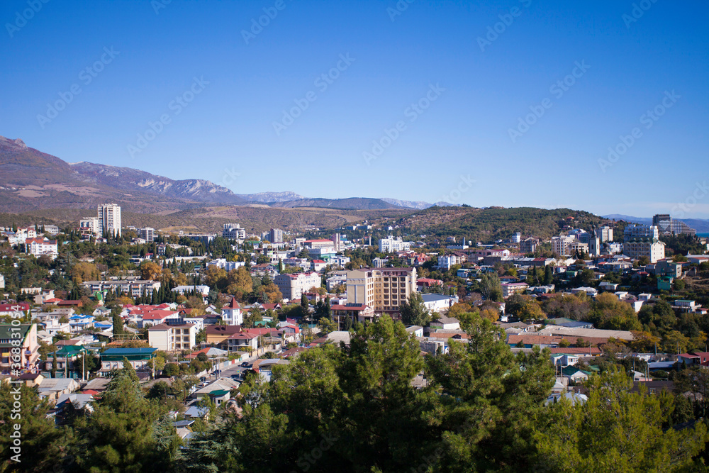 view of the city resort alushta
