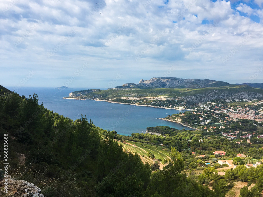 Blick auf die Küste bei Cassis - Provence-Alpes-Côte d’Azur, Südfrankreich