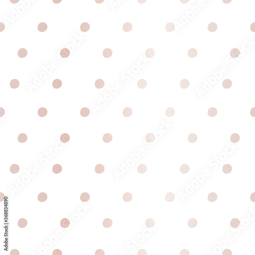 Seamless polka dots pink gradient pattern