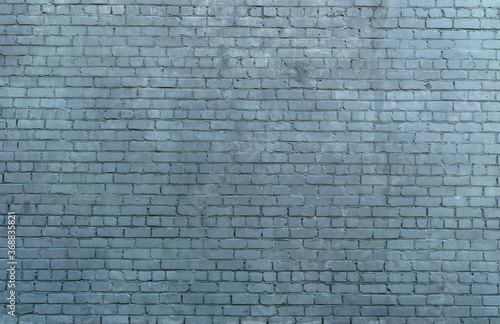 Background and texture of old rough gray brick wall