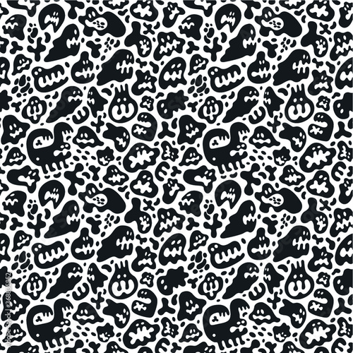 microbes,monsters - seamless pattern