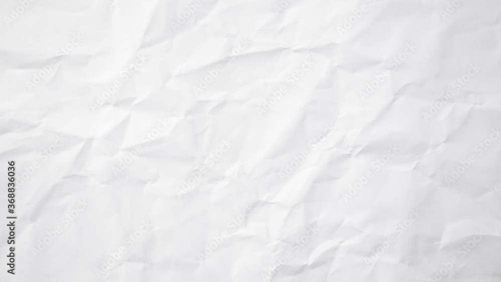 Fototapeta premium Crumpled paper ball isolated on white with clipping path.