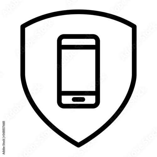 Mobile security icon