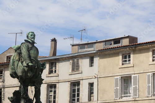 Statue de Jean Guiton    La Rochelle  France