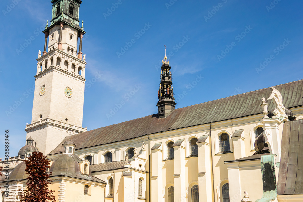 The Jasna Gora monastery in Czestochowa city, Poland
