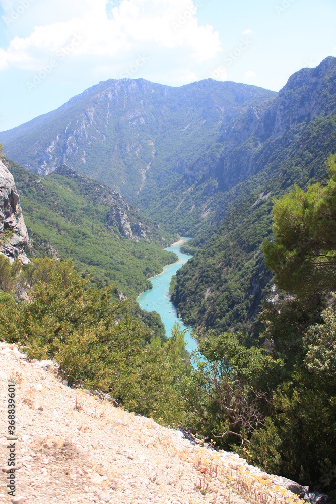 Fototapeta premium Le Verdon au niveau des gorges