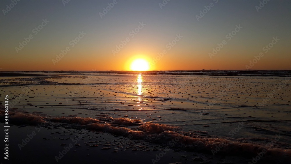 Fototapeta premium sunset on the beach