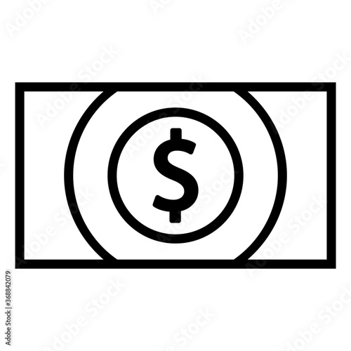 Paper money icon