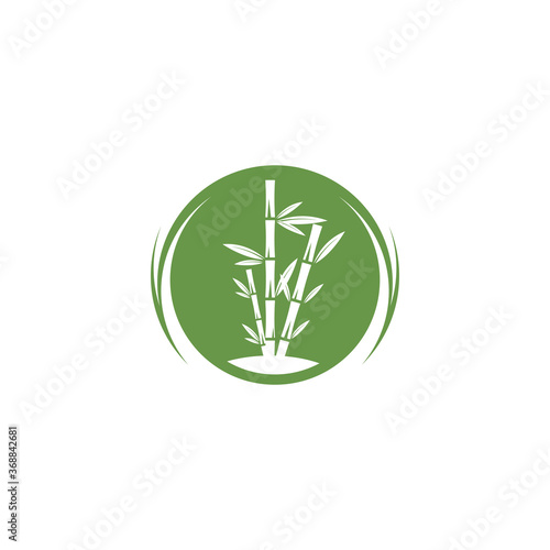 Bamboo Logo Template vector icon