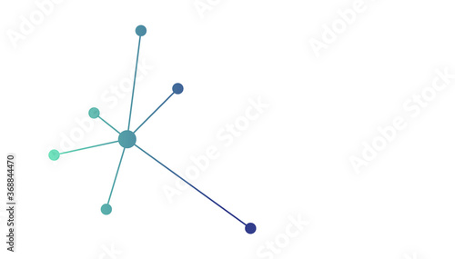 collegamenti, link, molecola, network