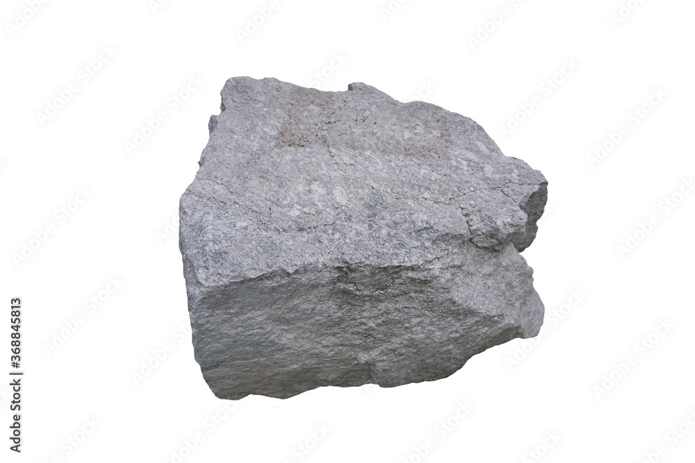 specimen of tuff rock isolated on a white background.