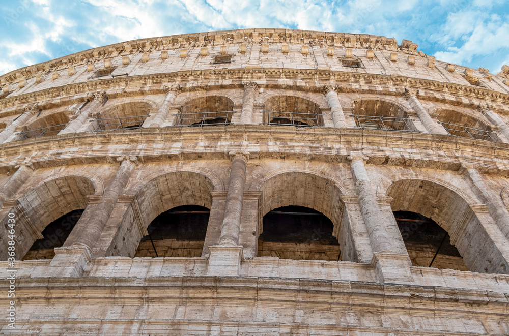 Exterior do Coliseu de Roma