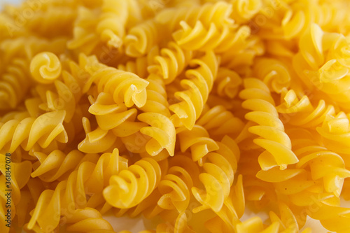 Pasta close up on the table