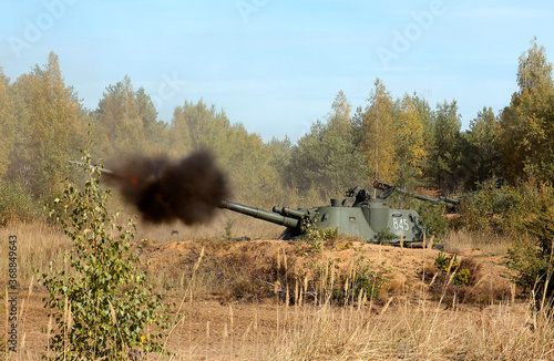 152-mm self-propelled howitzer 2S3 (2S3M) 