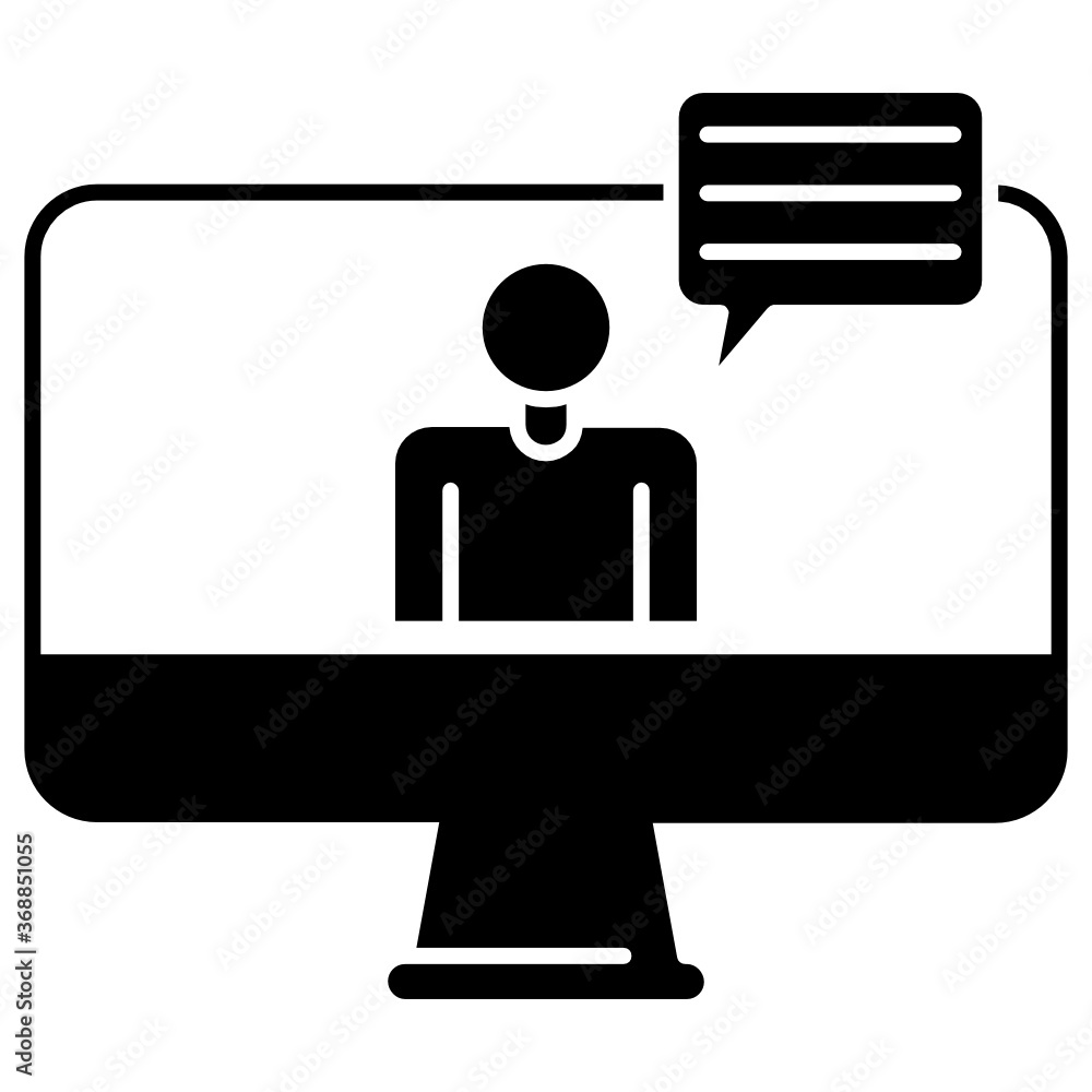 Business Electronic Meeting Conference Consultancy Vector Glyph Icon Design Business Electronic Meeting Conference Consultancy Vector Glyph Icon Design